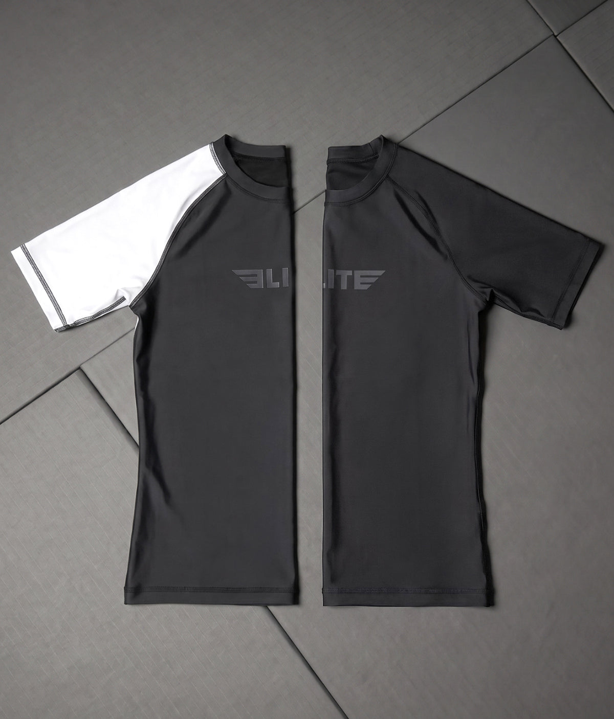 Kid's Rash Guard Bundle Black/White - Short Sleeve