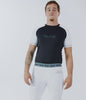Men's Standard White Short Sleeve MMA Rash Guard Video