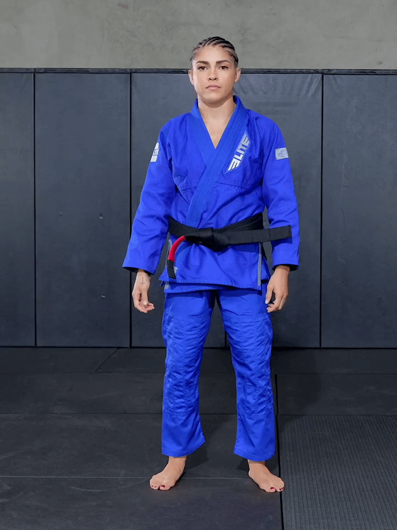 elite sports lightweight preshrunk blue women brazilian jiu jitsu bjj gi with free belt demo video