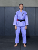 elite sports lightweight preshrunk purple women brazilian jiu jitsu bjj gi with free belt demo video