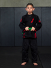 elite sports ultra light preshrunk black kids brazilian jiu jitsu bjj gi with free belt demo video