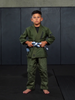 elite sports ultra light preshrunk green kids brazilian jiu jitsu bjj gi with free belt demo video