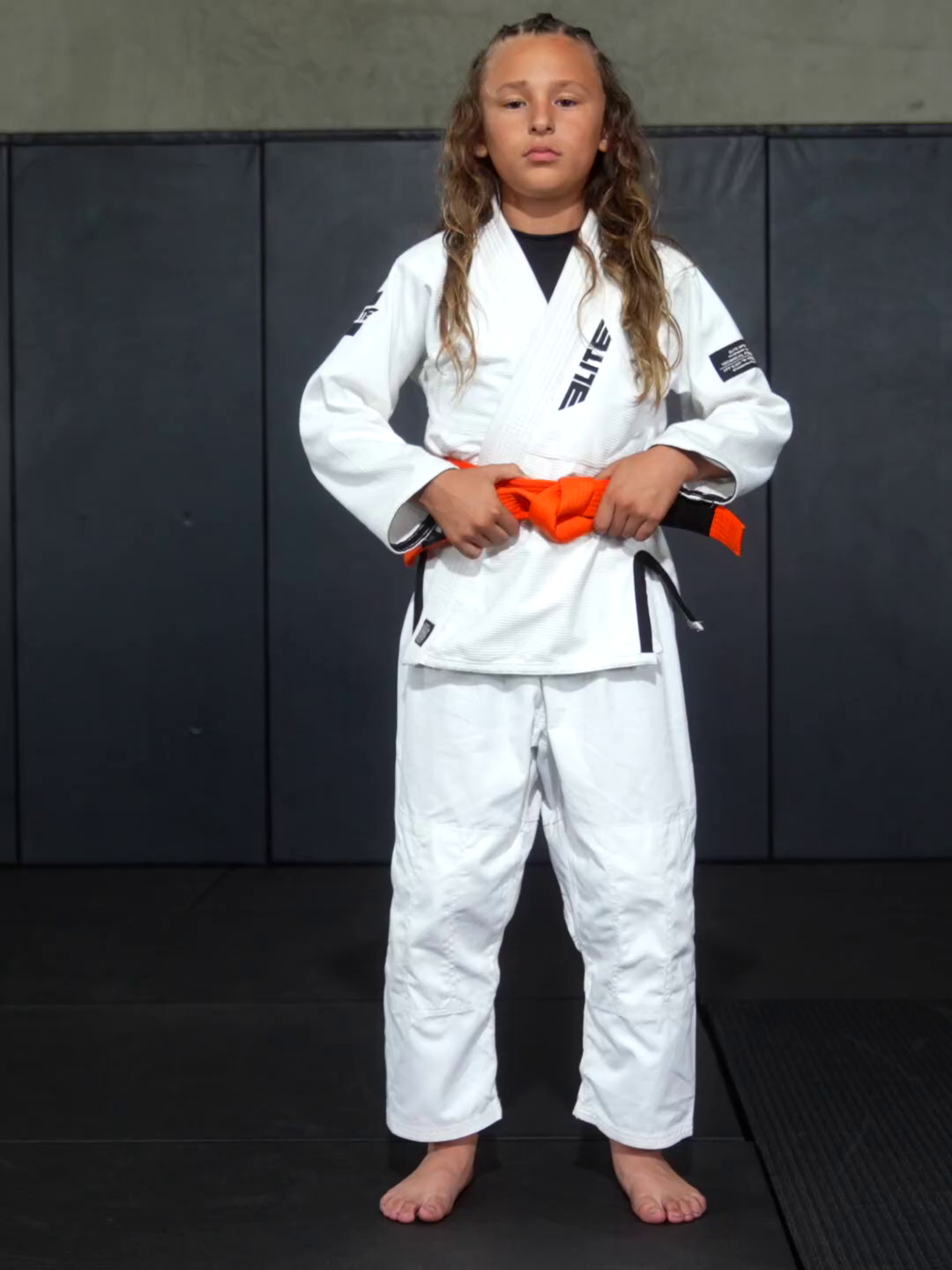 elite sports ultra light preshrunk white kids brazilian jiu jitsu bjj gi with free belt demo video