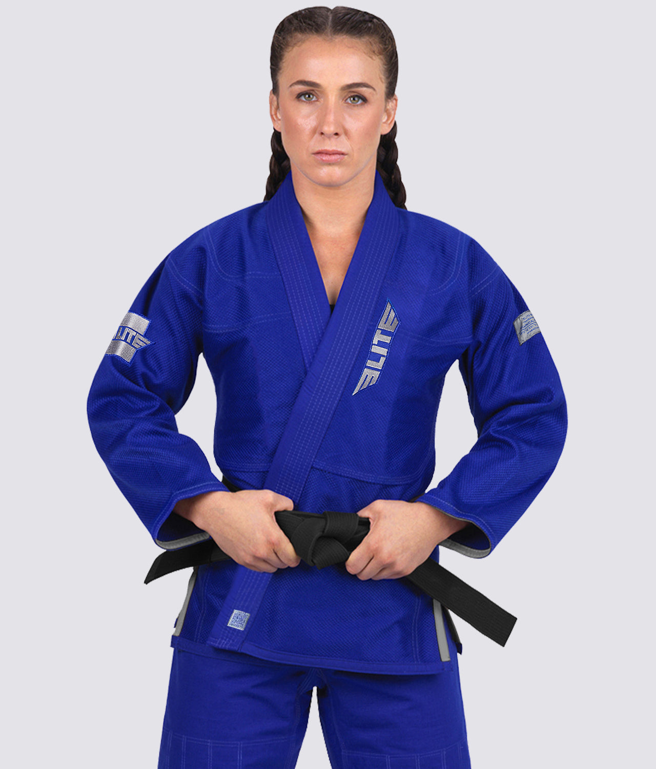 Elite Sports Women's Core Blue Brazilian Jiu Jitsu BJJ Gi Main View