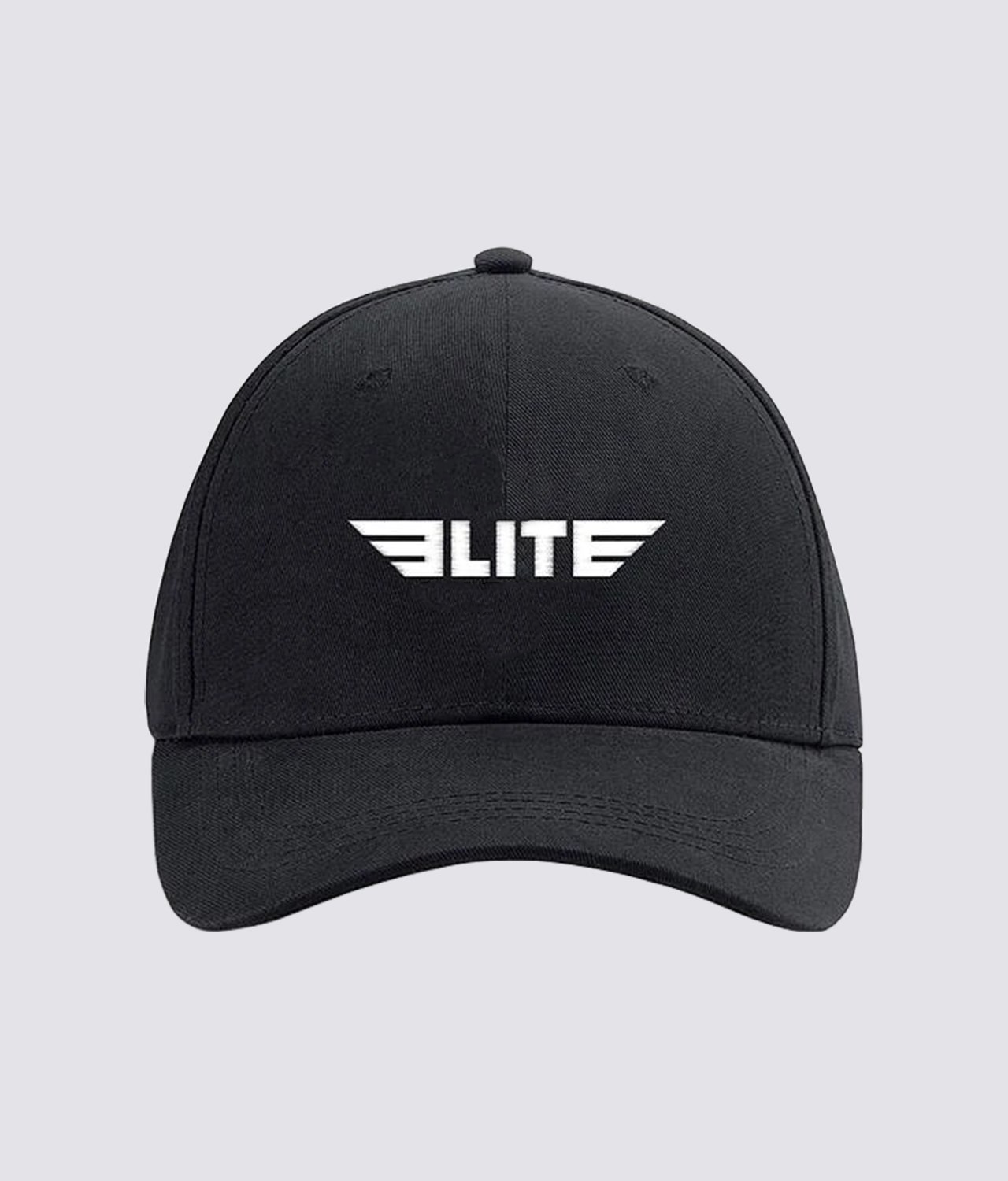 Men's Elite Sports Logo Buckle Black Wrestling Cap