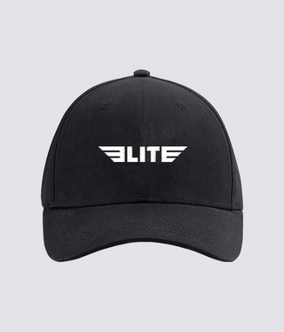 Elite Sports Logo Buckle Black Boxing Cap