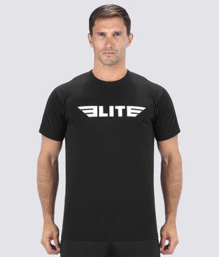 Elite Sports Antibacterial Black Training T-Shirts