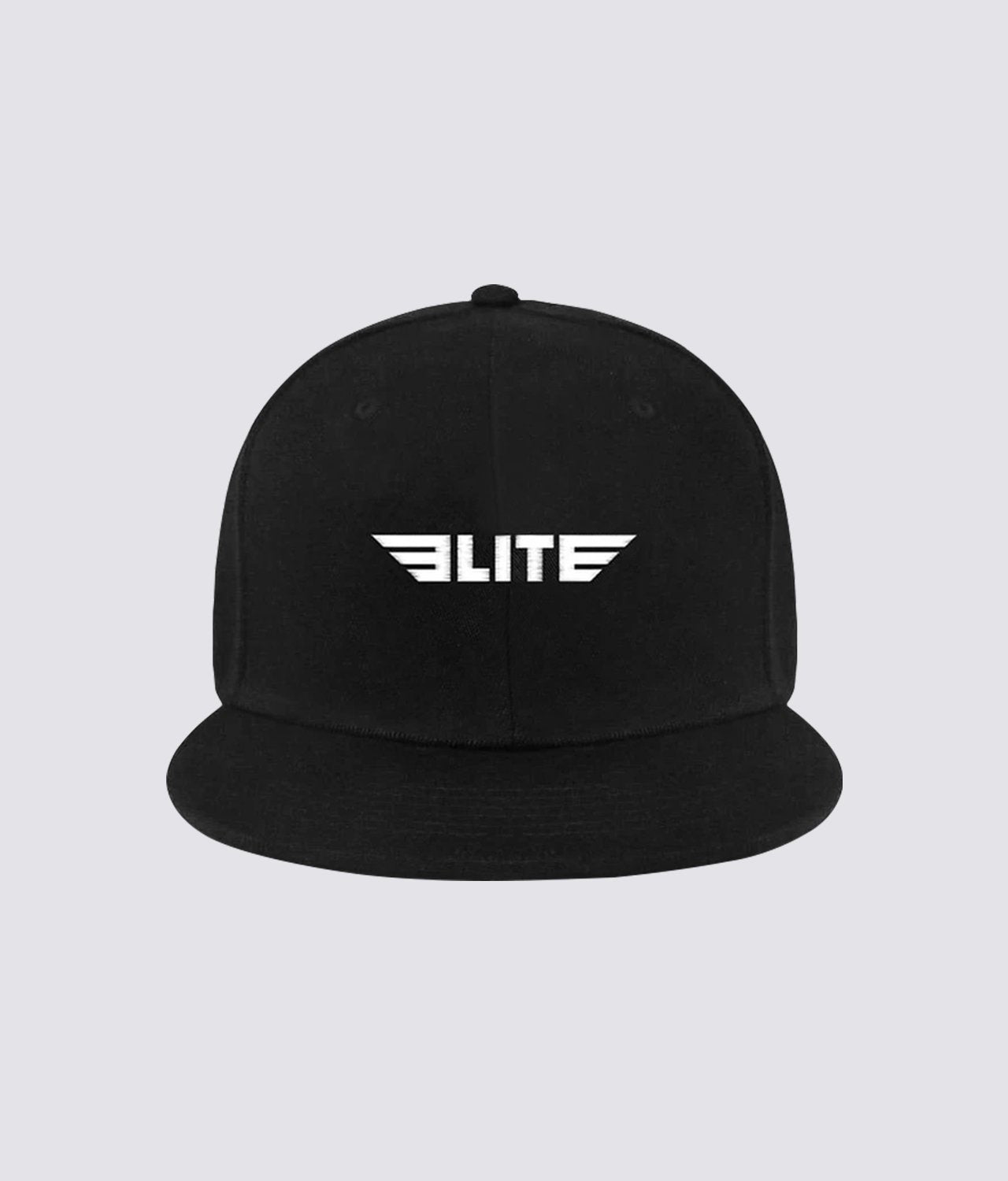 Elite Sports Logo Snapback Black Cross Fit Cap