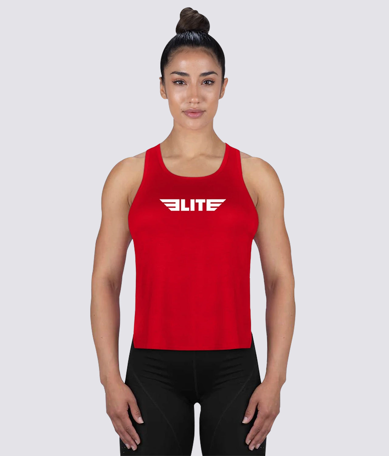 Elite Sports Lightweight Red Training Women Tank Top