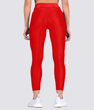 Elite Sports Comfortable & Secure Red Women Compression Judo Spat Pants