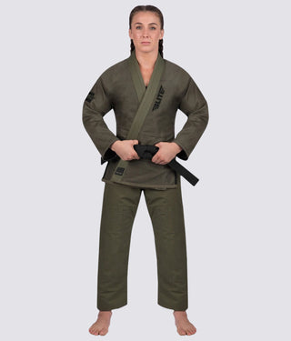 Core Green Brazilian Jiu Jitsu Gi BJJ Uniform for Women