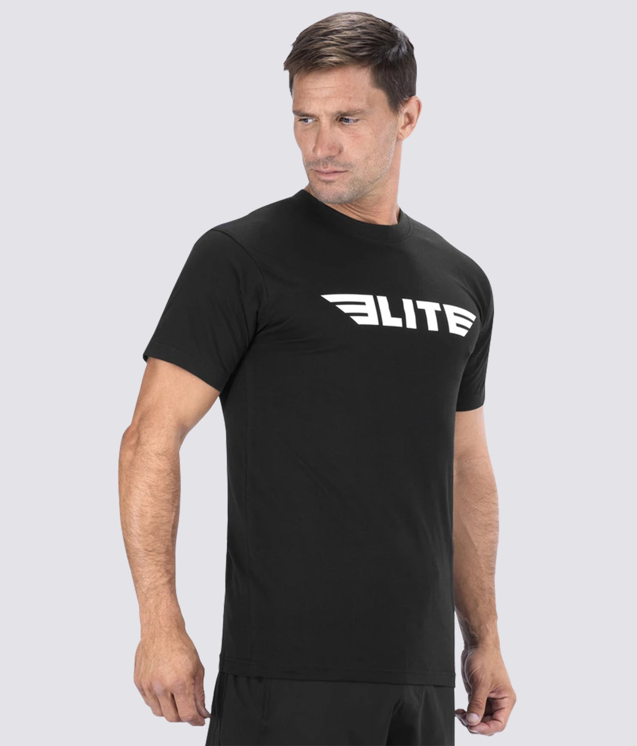Elite Sports Athletic Fit Black Wrestling T-Shirts