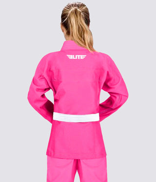 Elite Pink Brazilian Jiu Jitsu Gi BJJ Uniform for Kids