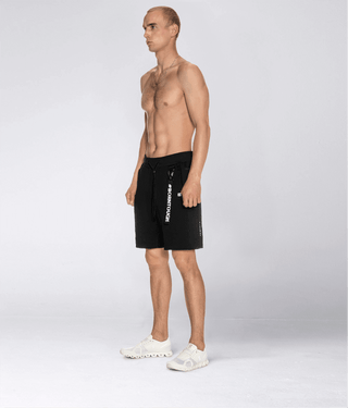 Born Tough Men Heat Sealed Zip Pocket Core Fit Zippered Shorts Black