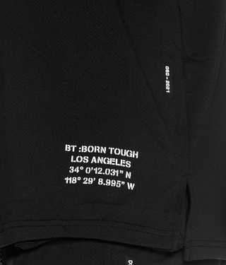 Born Tough Air Pro™ Extended Back Hem Black Tank Top for Men