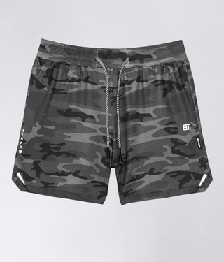 Born Tough Air Pro™ 2 in 1 Light-Weight Men's 7" Liner Shorts Grey Camo