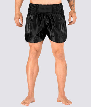 Adults' Star Black/Black Muay Thai Shorts