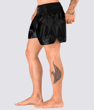 Adults' Star Black/Black Muay Thai Shorts