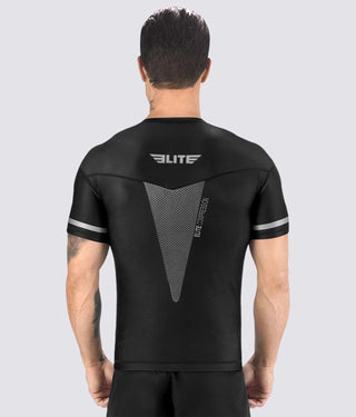 Men's Star Gray Short Sleeve Training Rash Guard