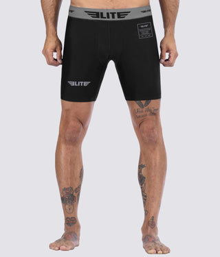 Adults' Black Compression Karate Shorts