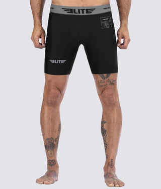 Black Compression Training Shorts for Adults