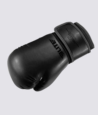 Elite Sports Plain Black Kids' Boxing Gloves
