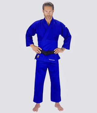 Adults' Ultra Light Preshrunk Blue Adult Judo Gi