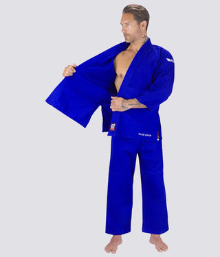 Adults' Ultra Light Preshrunk Blue Adult Judo Gi