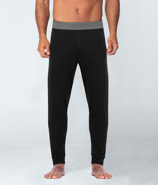 Born Tough Black Sweat Absorber Athlete Recovery Sleepwear for Men