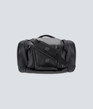 Born Tough Crucial Weather Resistant Black Gym Workout Duffel Bag