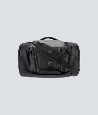 Born Tough Crucial Weather Resistant Black Gym Workout Duffel Bag