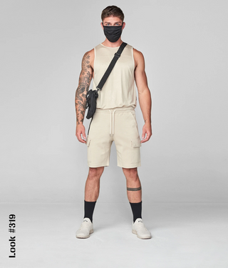 Born Tough Polyester Face Mask Black