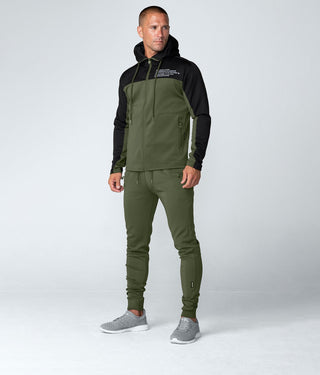 Born Tough Momentum Crossfit Tracksuit For Men Green/Black