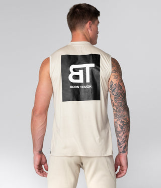 Born Tough Stone Highly Breathable Sleeveless Gym Workout Shirt For Men