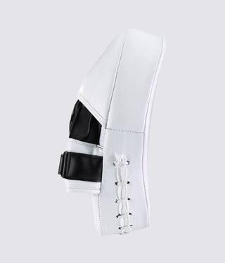 Adults' Essential Curved White Boxing Punching Mitts