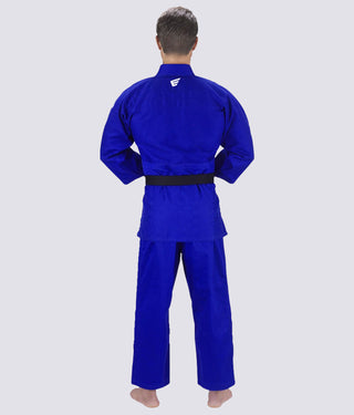 Elite Sports Ultra Light Preshrunk Comfortable & Secure Blue Adult Judo Gi