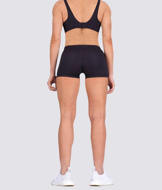 Elite Sports Comfortable & Secure Women Plain Black Crossfit Shorts