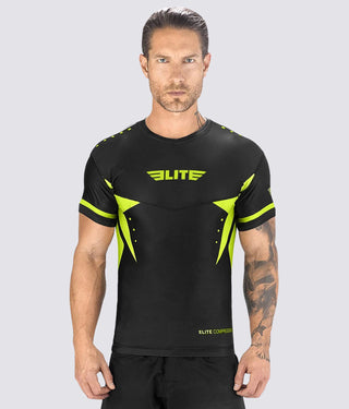 Men's Star Hi Viz Short Sleeve Training Rash Guard