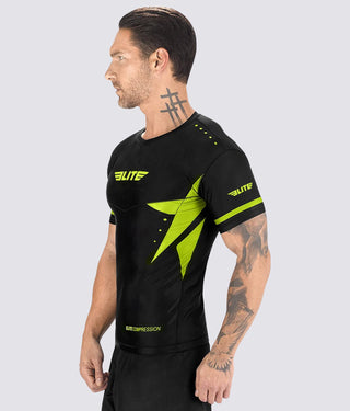 Men's Star Hi Viz Short Sleeve Training Rash Guard