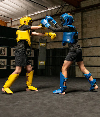 Elite Sports Plain Black Kids' Boxing Gloves