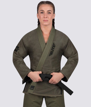 Core Green Brazilian Jiu Jitsu Gi BJJ Uniform for Women