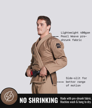 Men's Core Khaki Brazilian Jiu Jitsu BJJ Gi
