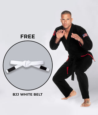 Men's Premium USA Black Brazilian Jiu Jitsu BJJ Gi