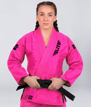 Elite Pink Brazilian Jiu Jitsu Gi BJJ Uniform for Women