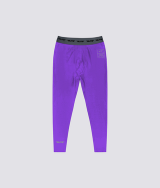 Kids' Plain Purple Compression Training Spat Pants
