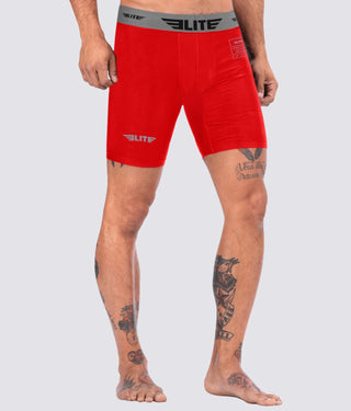 Adults' Red Compression Muay Thai Shorts