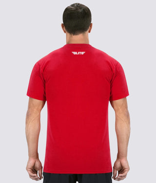 Men's Elite Sports Logo Red Training T-Shirt