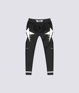 Men's Star White Compression Muay Thai Spat Pants