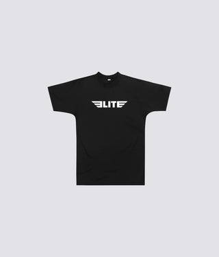 Men's Elite Sports Logo Black Muay Thai T-Shirt