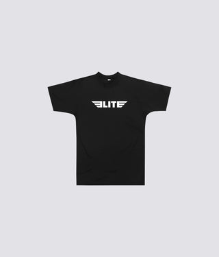 Men's Elite Sports Logo Black Cross Fit T-Shirt